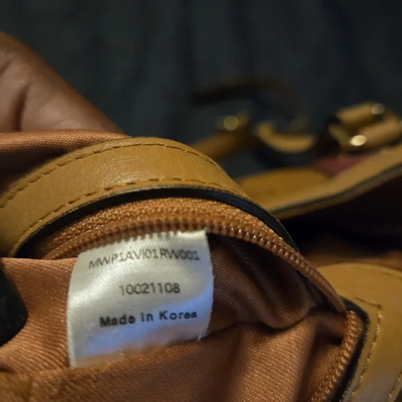 MCM Tan Leather Tote Bag - Picture 9 of 16